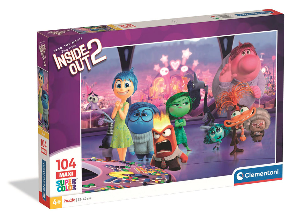 Puzzle Clementoni Inside Out 2, 104 piese, 62 × 42 cm, 4+ ani