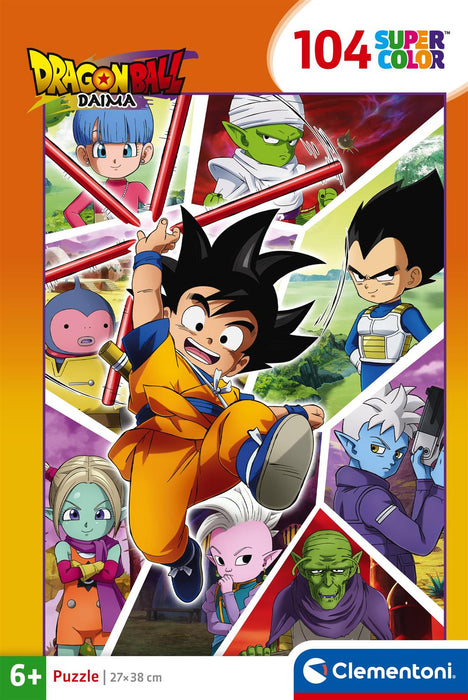 Puzzle Clementoni, Dragon Ball Daima, 104 piese, 27 x 38 cm, 6+ ani