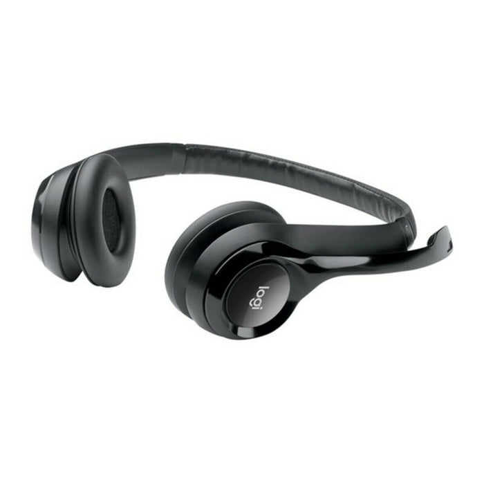 Căști cu Microfon Logitech 981-000406 Negru