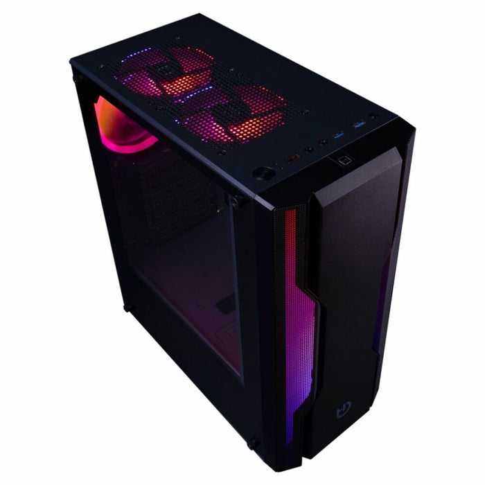 Unitate Semi-tower ATX Hiditec V40 ARGB PRO Negru