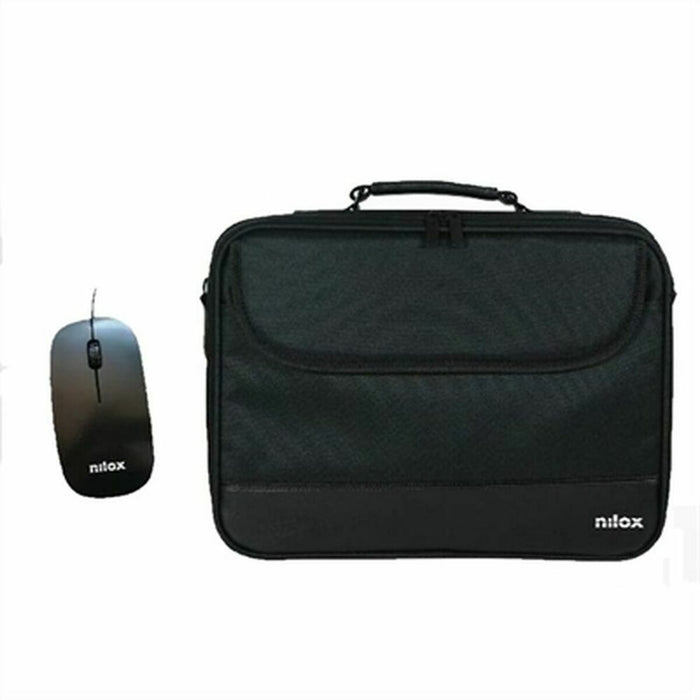 Servietă pentru Laptop și Mouse Nilox NXMOS5156BK 15,6"