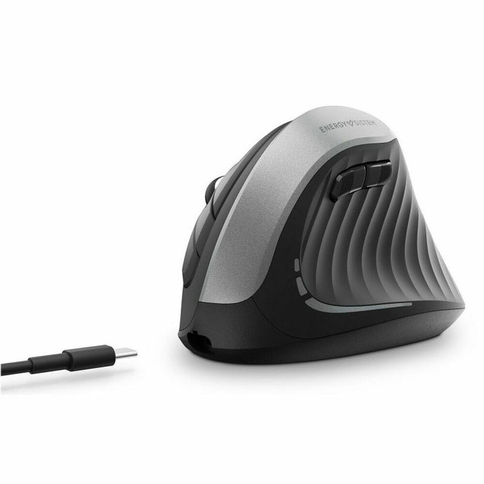Mouse Fără Fir Optic Energy Sistem Office Mouse 5 Comfy Negru/Gri