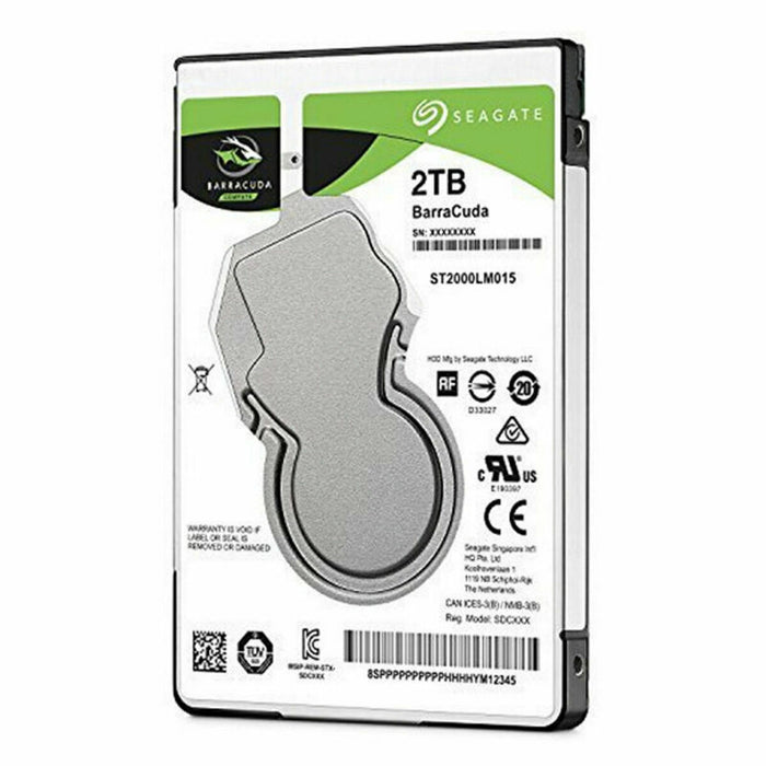 Hard Disk Seagate ST2000LM015 2,5" 2 TB 2 TB HDD