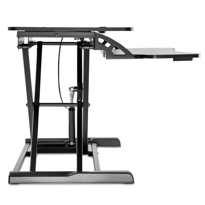 Birou V7 DT2SSB-1E            Negru Lemn MDF