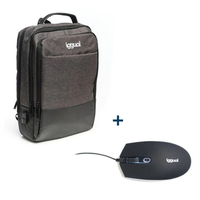 Rucsac pentru Laptop iggual IGG317747+IGG317624