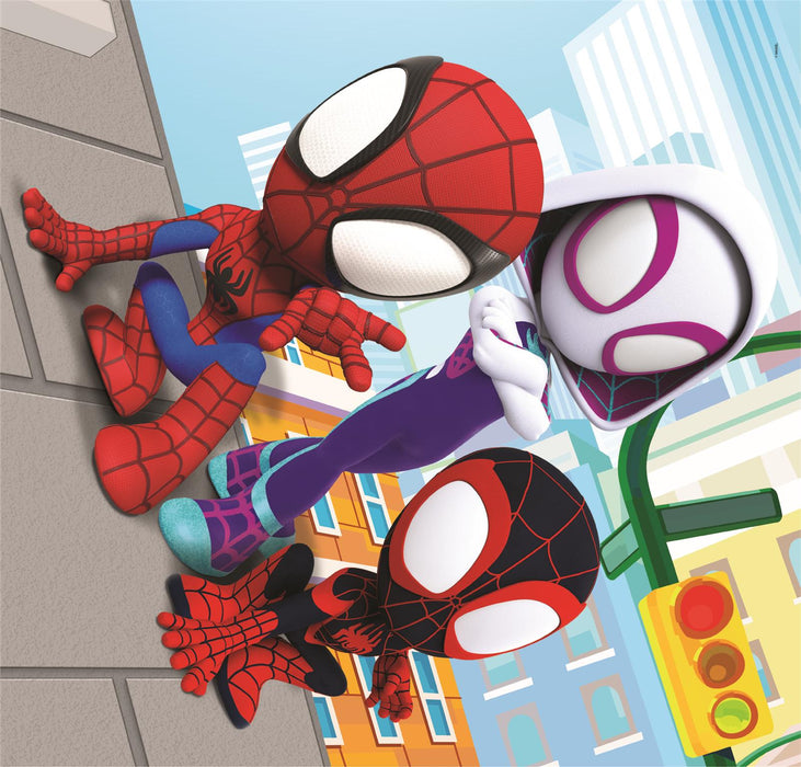 Puzzle Clementoni Marvel Spidey & His Amazing Friends, 3 × 48 piese, 5+ ani