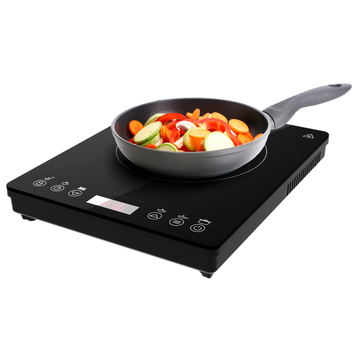 Plită cu inducție portabilă Cecotec Full Magma Slim, 2000 W, 8 trepte de putere, 26 × 32 × 5 cm