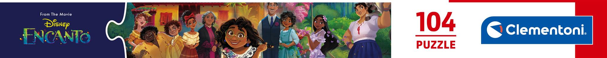 Puzzle Clementoni, Disney Encanto, 104 piese, 6+ ani, 38 × 27 cm
