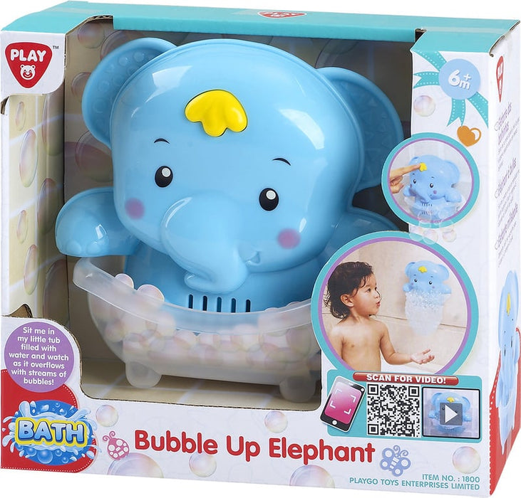 Jucărie de baie PlayGo Bubble Up Elephant, elefant cu bule, 6+ luni