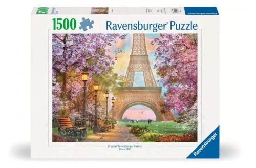 Puzzle Ravensburger, In Love In Paris, 1500 de piese