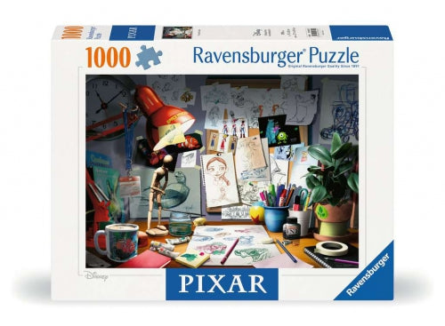 Puzzle Ravensburger, Disney Pixar The Artists Desk, 1000 de piese