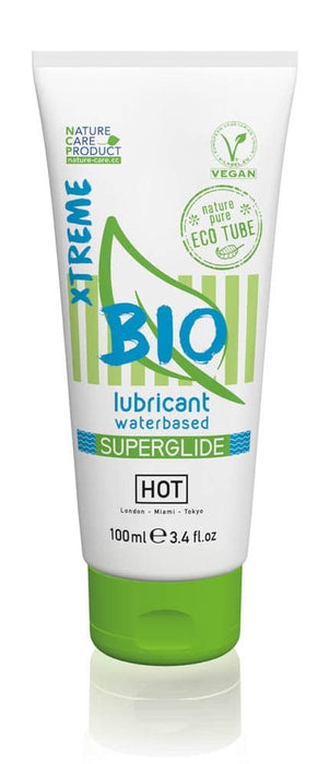 Lubrifiant pe bază de apă, Hot Bio Superglide Xtreme, 100 ml