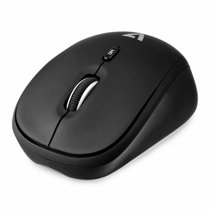 Mouse Fără Fir V7 MW100-1E Negru 1600 dpi