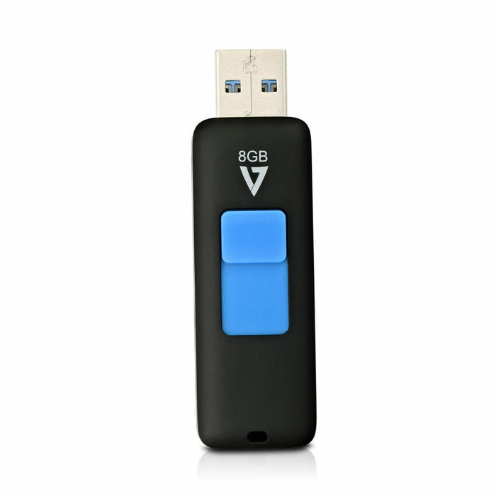 Pendrive V7 J153269 USB 3.0 Albastru Negru 8 GB