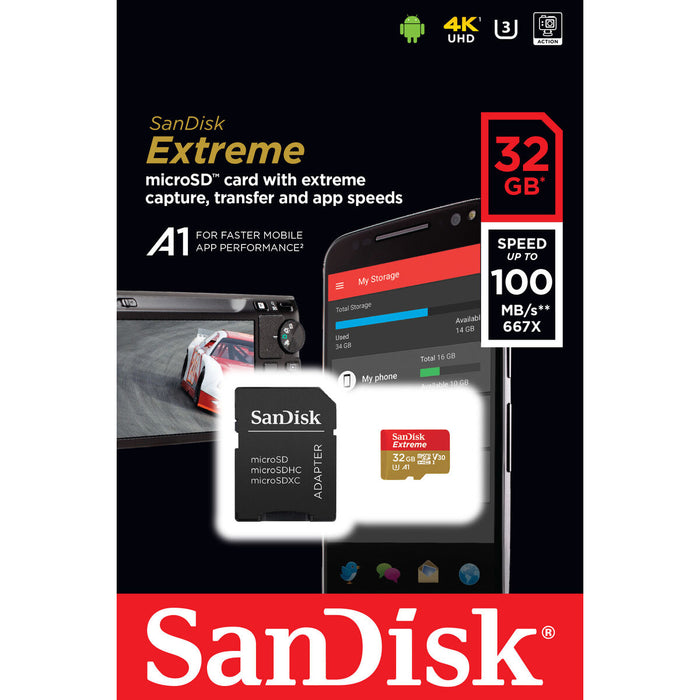 Card de Memorie Micro SD cu Adaptor SanDisk 32 GB