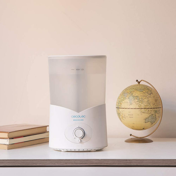 Umidificator de aer, CECOTEC, BreezeCare 2000 Light, 1.2 litri, alb