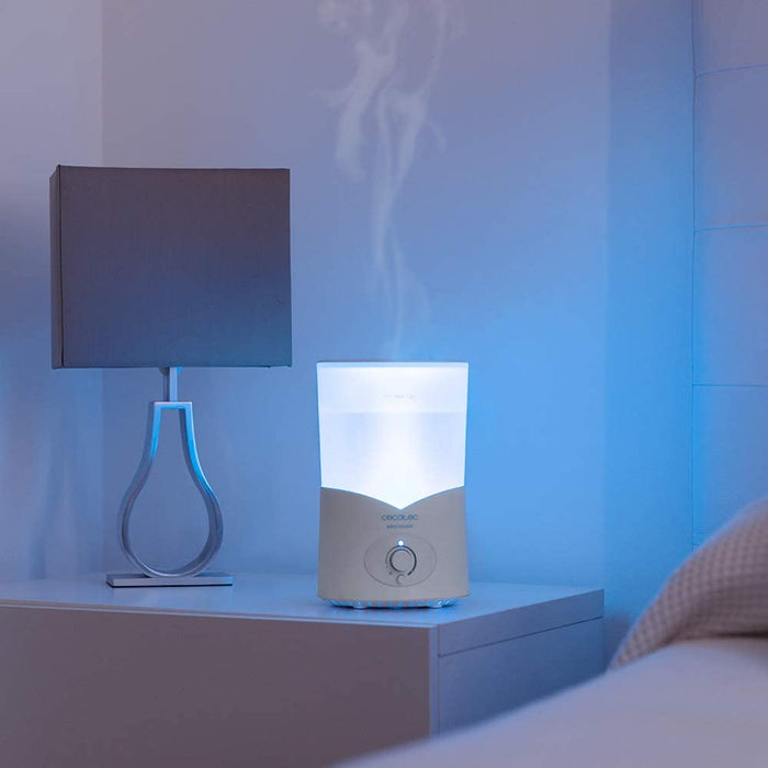 Umidificator de aer, CECOTEC, BreezeCare 2000 Light, 1.2 litri, alb