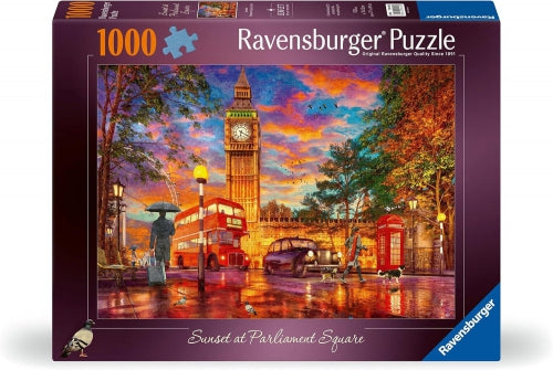 Puzzle Ravensburger, Sunset at Parliament Square, 1000 de piese