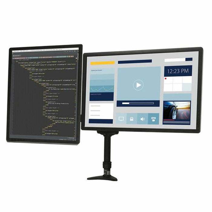 Suport de Masă pentru Ecran Startech ARMDUAL Negru 24"