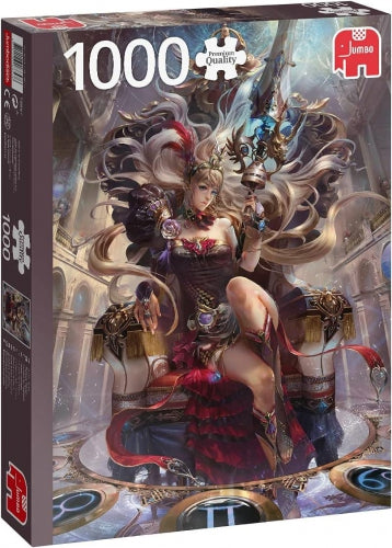 Puzzle Jumbo, Premium Collection Zodiac Queen, 1000 de piese