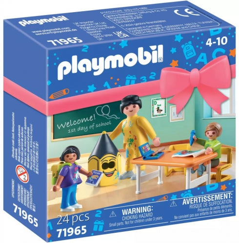 Set de joacă Playmobil, First Day of School, 24 de piese, 4–10 ani