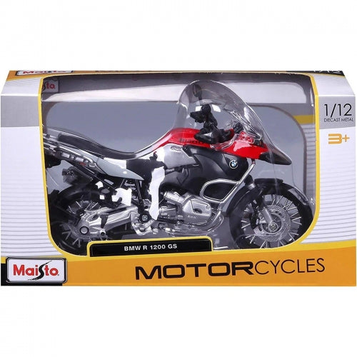 Motocicletă Maisto BMW R 1200 GS, scară 1:12, 3+ ani
