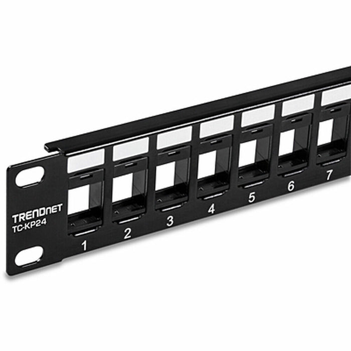 Panou Patch 24 Porturi UTP Categoria 5e Trendnet TC-KP24