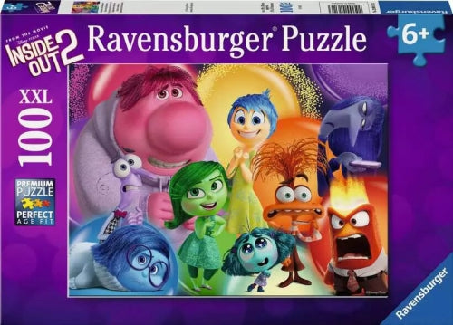 Puzzle Ravensburger Inside Out 2 Discovering Emotions, 100 de piese XXL, 6+ ani