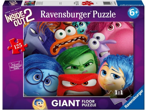 Puzzle de podea Ravensburger Inside Out 2 Giant Floor, 125 piese, 6+ ani