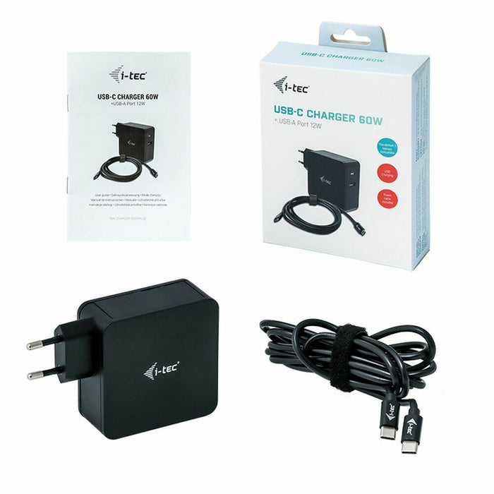 Încărcător USB Perete i-Tec CHARGER-C60WPLUS