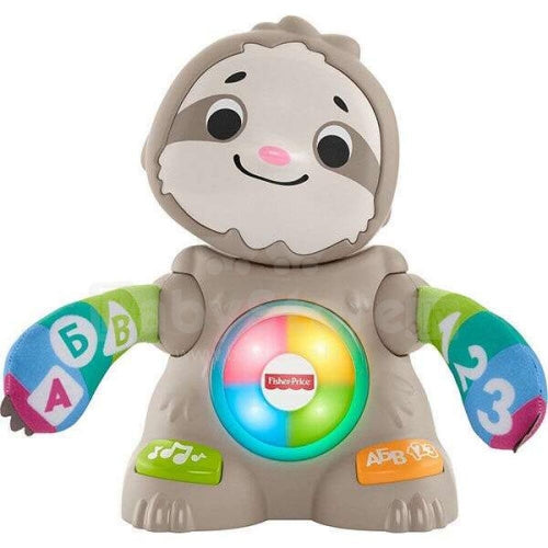 Jucărie Fisher-Price Linkimals Talking Sloth, ediție în limba letonă