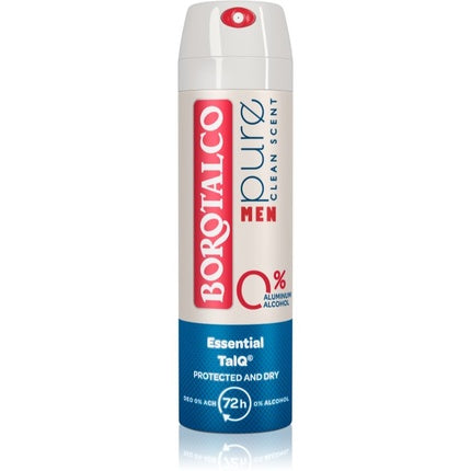 Borotalco MEN Pure deodorant spray - Fără aluminiu pentru bărbați 150 ml