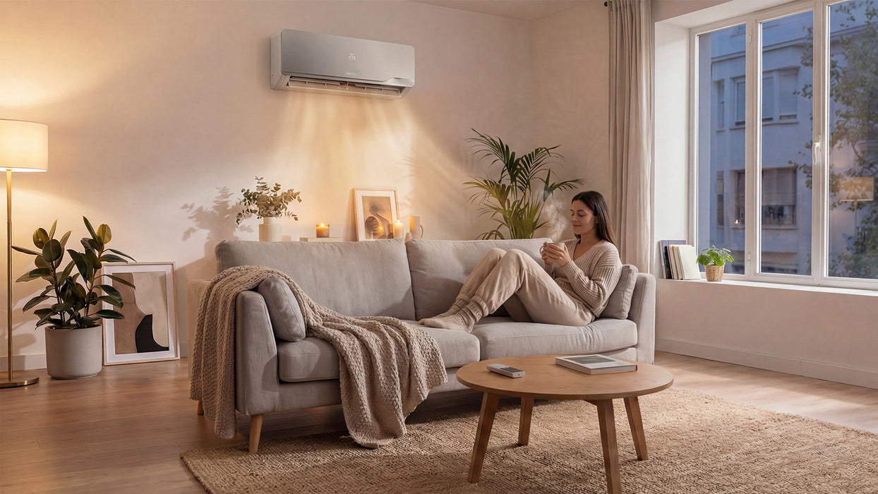 Aparat de aer condiționat split Cecotec AirClima 9000 WindFlow, 9000 BTU, clasa A++, 5 moduri