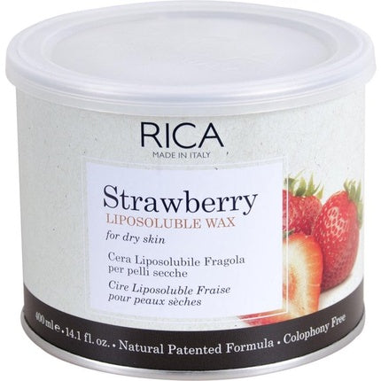Ceară Liposolubilă Rica Strawberry Resin, Culoare Roz, 400ml