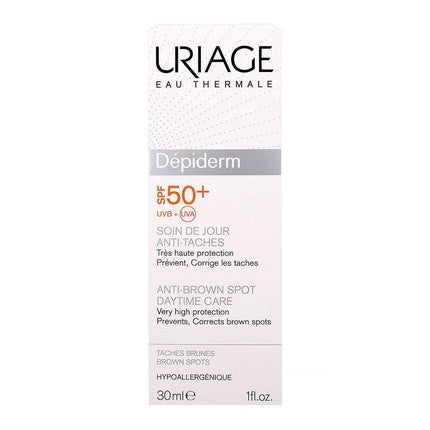 Cremă depigmentantă Uriage Depiderm SPF 50, 30 ml