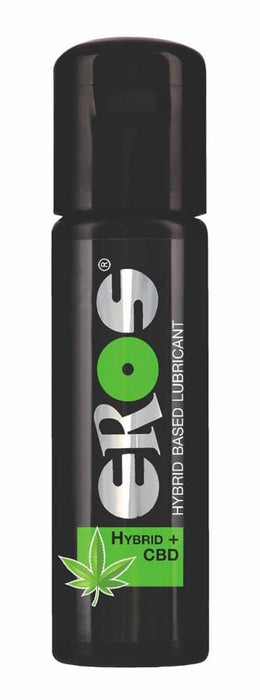 Lubrifiant pe bază de apă și silicon, Eros Hybrid + CBD, 100 ml