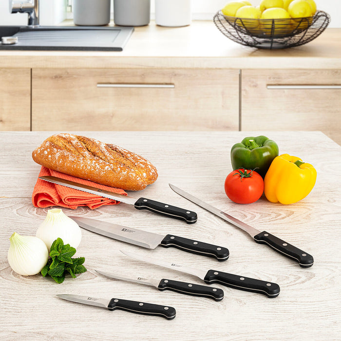 Cuțit de decojit legume Richardson Sheffield Artisan Negru Metal Oțel inoxidabil 12,5 cm