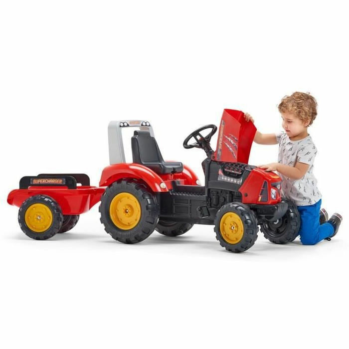 Tractor cu Pedale Falk Supercharger 2020AB Roșu