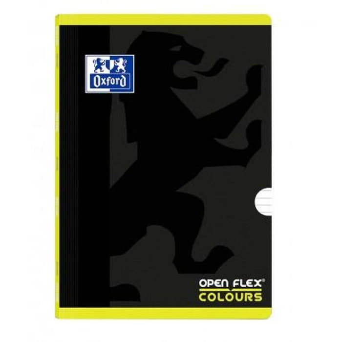 Notebook Oxford OPENFLEX Cu dungi 10 Unități A4 Capse Lămâie verde 48 Frunze (10 Piese)