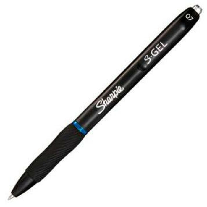 Pix cu gel Sharpie S-Gel Retractabil Albastru 0,7 mm (12 Unități)