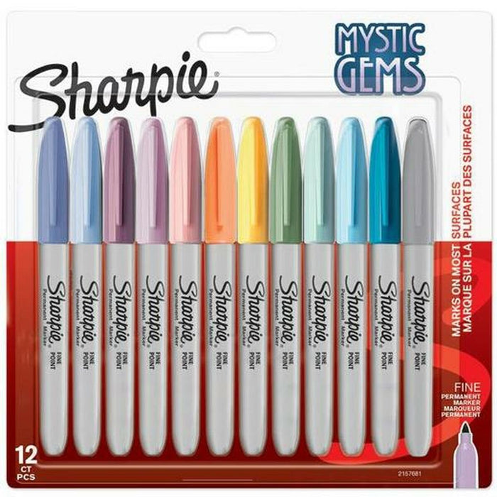 Set de Carioci Sharpie Mystic Gems 12 Piese Plăcintă