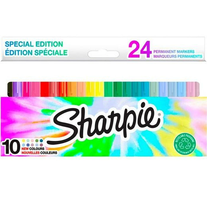 Set de Carioci Sharpie 24 Piese Permanent Multicolor