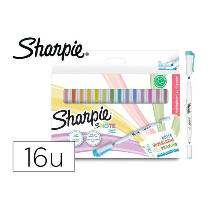 Set de Carioci Sharpie 2182115 Double 16 Piese