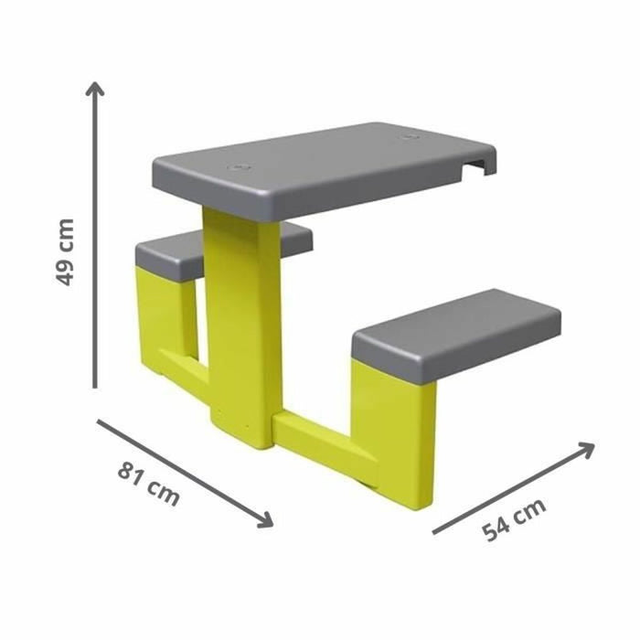 Masă de picnic Smoby 81 x 54 x 49 cm Casă pentru Copii de Joacă Verde