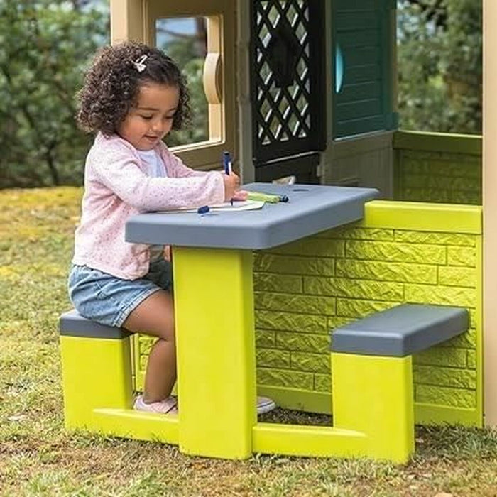 Masă de picnic Smoby 81 x 54 x 49 cm Casă pentru Copii de Joacă Verde