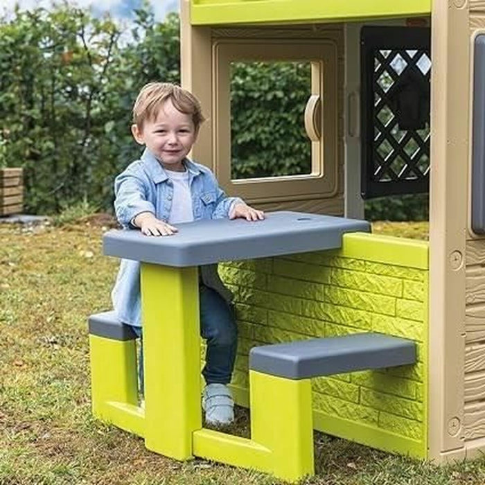 Masă de picnic Smoby 81 x 54 x 49 cm Casă pentru Copii de Joacă Verde