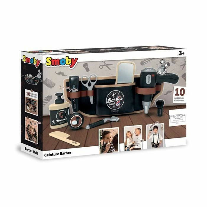 Playset Smoby BARBER & CUT BELT Negru