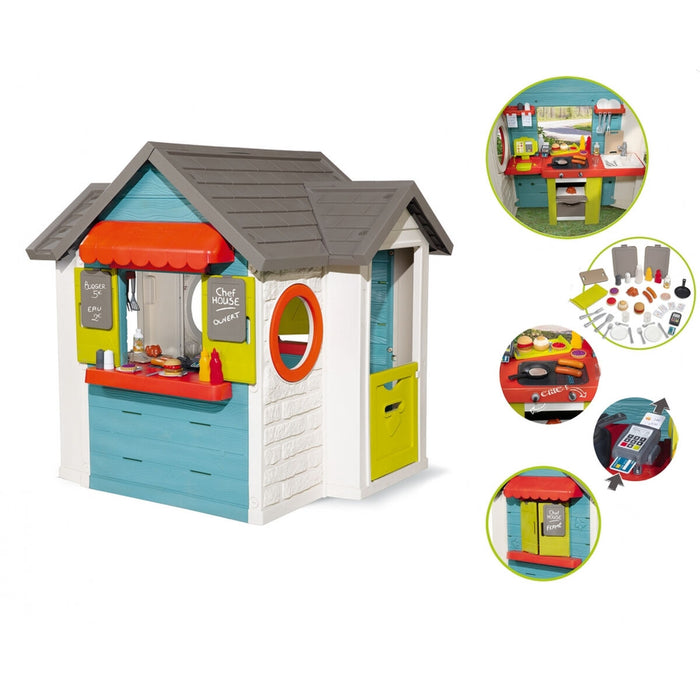 Casă pentru Copii de Joacă Smoby Chef House 135,7 x 124,5 x 132 cm