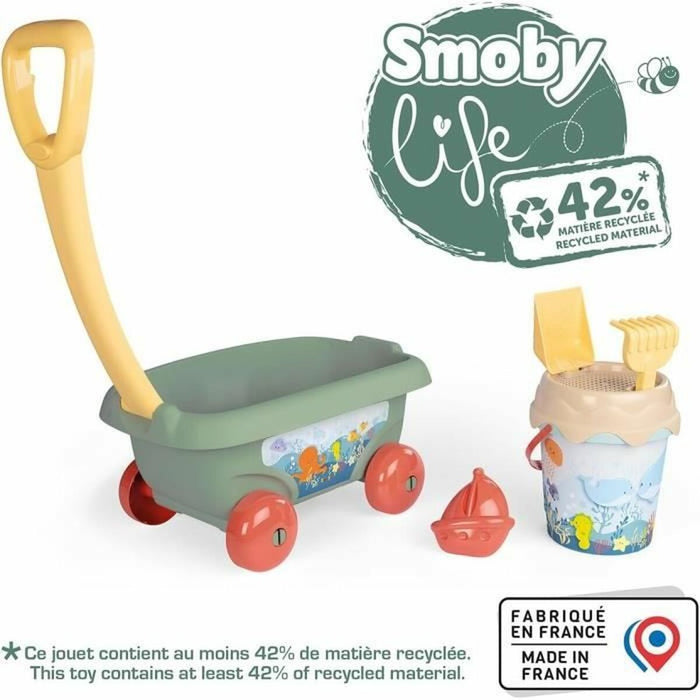 Set de jucării de plajă Smoby Verde