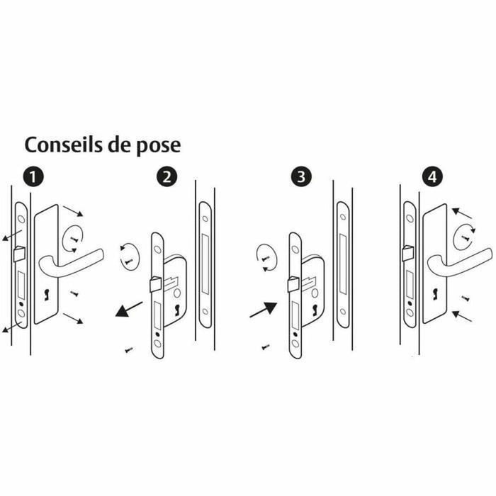 Încuietoare de mortar Yale 6,2 x 2 x 23 cm Oțel